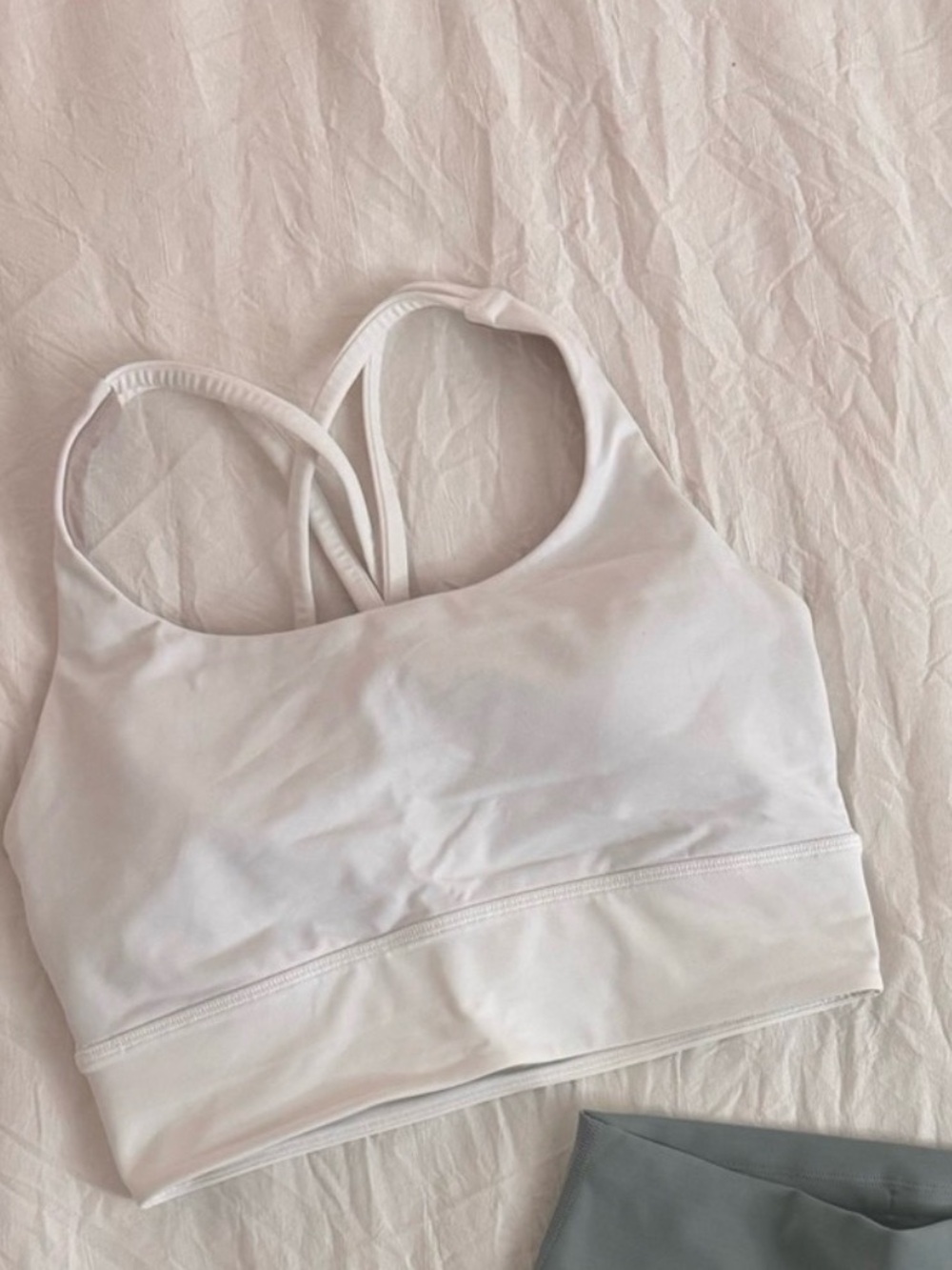 lululemon athletica White Strappy Sports Bra
